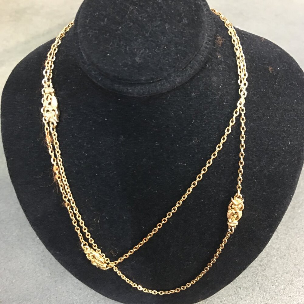 Gold Owl Costume Jewelry Women's Necklace